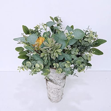 Artificial Eucalyptus Leaves for Floral Arrangements and Decor