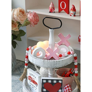 XOXO Valentine's Day Wooden Signs for Romantic Decor