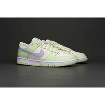 Nike Women's WMNS Dunk Low Lime Ice, Light Soft Pink/Ghost/Lime Ice, 7.5W