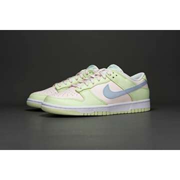 Nike Women's WMNS Dunk Low Lime Ice, Light Soft Pink/Ghost/Lime Ice, 7.5W