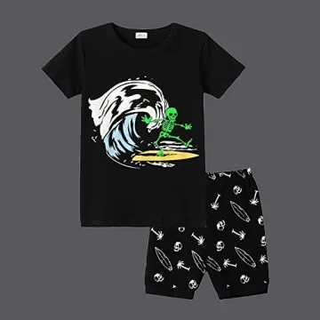 MyFav Boys Glow-in-the-Dark Pajamas for Summer