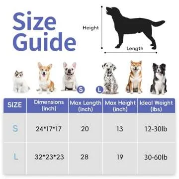 Petprsco Portable Dog Crate with Blanket & Bowl 24x17x17