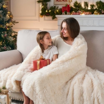 GONAAP Super Soft Fuzzy Throw Blanket for Cozy Comfort