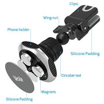 Magnetic Car Mount for iPhone and Samsung - Veckle