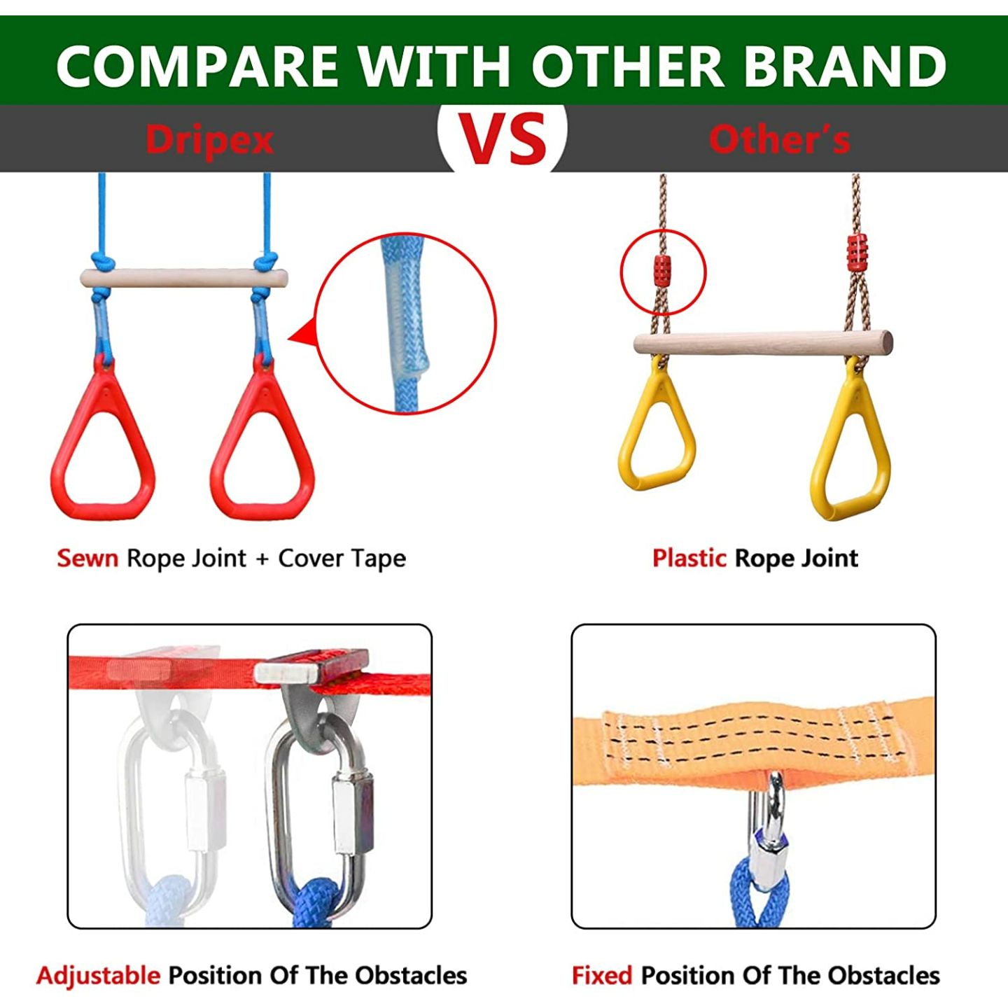 Ninja Warrior Obstacle Course for Kids with Accessories