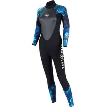 AQUALUNG Women's Hydroflex 3mm Wetsuit (X-Small)