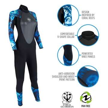 AQUALUNG Women's Hydroflex 3mm Wetsuit (X-Small)