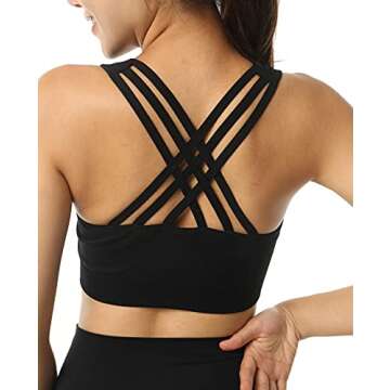 Stylish AKAMC Women's Zip Front Sports Bra - Perfect for Active Lifestyles