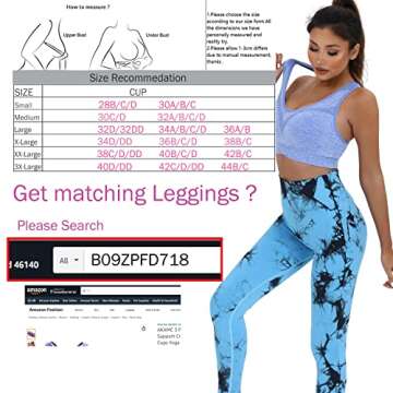 AKAMC Women's Zip Front Sports Bra - Comfortable & Supportive