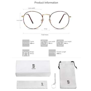 SOJOS Chic Blue Light Blocking Glasses for Everyone