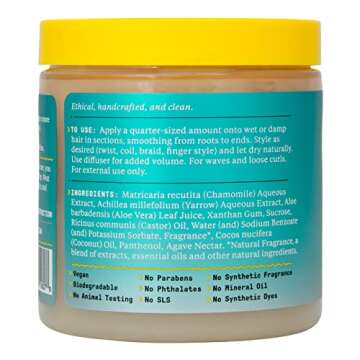 Alaffia Beautiful Curls Gel For Wavy to Curly Hair