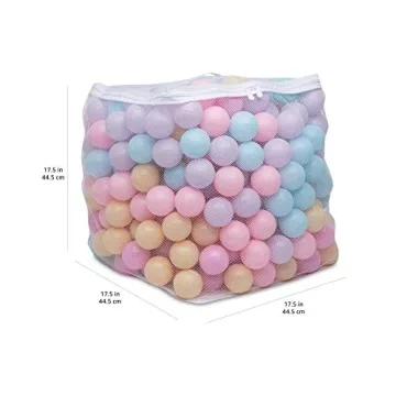 Amazon Basics BPA-Free Pastel Ball Pit Balls for Toddlers
