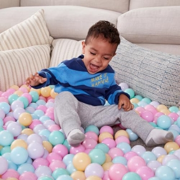 Amazon Basics BPA-Free Pastel Ball Pit Balls for Toddlers