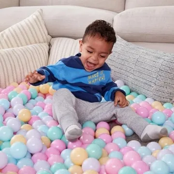 Amazon Basics BPA-Free Pastel Ball Pit Balls for Toddlers