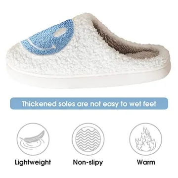 Smile Face Slippers for Women - Cozy & Stylish Comfort