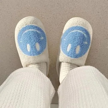 Smile Face Slippers for Women - Cozy & Stylish Comfort