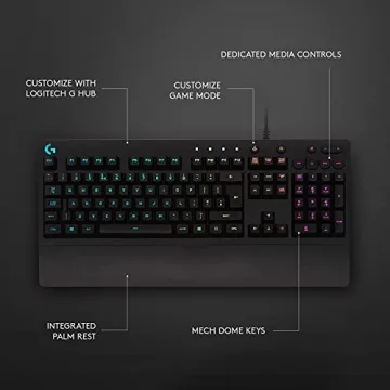 Logitech G213 Prodigy RGB Gaming Keyboard for Gamers