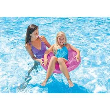 Intex, 43227-2120 Pack of 3: 30" Transparent Tubes, Colors May Vary, Multi