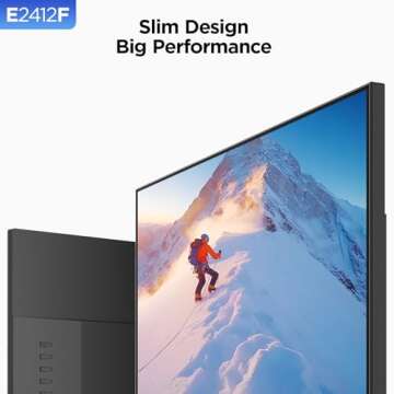 KOORUI 24-inch Computer Monitor Full HD 1920 x 1080p 100Hz VA Display 3000:1 Contrast Ratio with HDM...