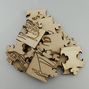 Personalized Cruise Reveal Basswood Puzzle Gift