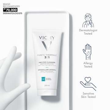 Gentle 3-in-1 VICHY Cleanser for Sensitive Skin