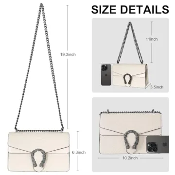 Stylish Aiqudou Crossbody Bag - Fashion Embossed Design