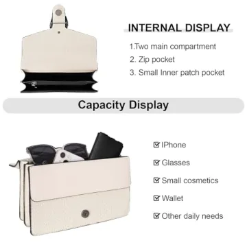 Stylish Aiqudou Crossbody Bag - Fashion Embossed Design