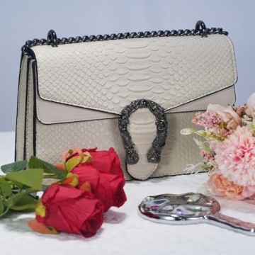 Stylish Aiqudou Crossbody Bag - Fashion Embossed Design