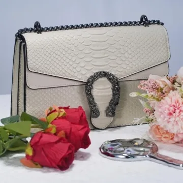 Stylish Aiqudou Crossbody Bag - Fashion Embossed Design