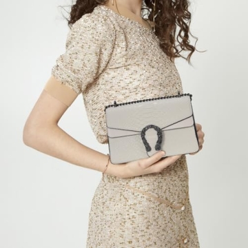 Stylish Aiqudou Crossbody Bag - Fashion Embossed Design