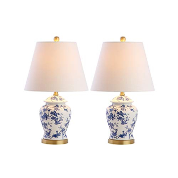 Elegant JONATHAN Y Chinoiserie Table Lamps Set of 2