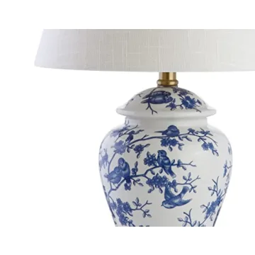 Elegant JONATHAN Y Chinoiserie Table Lamps Set of 2