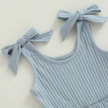 Stylish Toddler Girl Sleeveless Jumpsuit for Summer