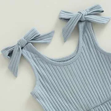 Stylish Toddler Girl Sleeveless Jumpsuit for Summer