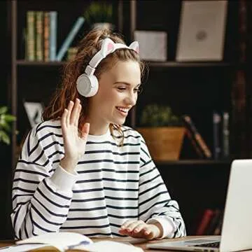 Cute Cat Ears for Overear Headphones - Customizable Fun