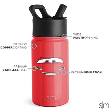Lightning McQueen Kids Water Bottle - Fun Insulated Design