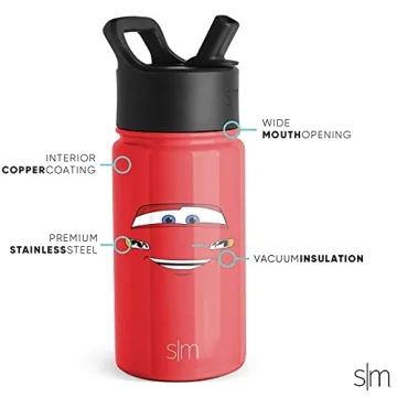 Lightning McQueen Kids Water Bottle - Fun Insulated Design