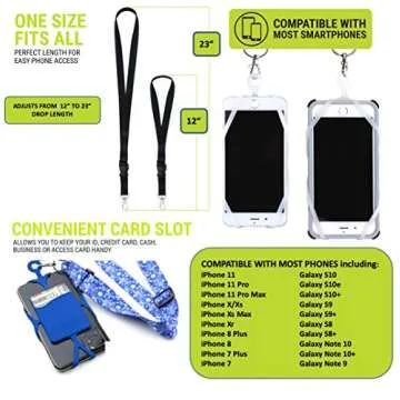 Gear Beast Cell Phone Lanyard - Universal, Adjustable Strap