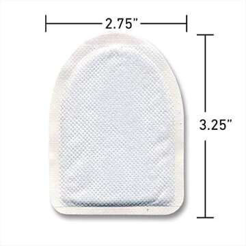 Grabber Toe Warmers - Long Lasting Safe Natural Odorless Air Activated Warmers - Up to 6 Hours of Heat - 40 Pair