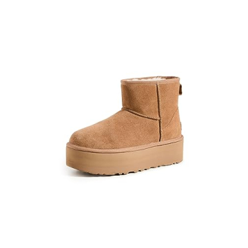 UGG Women’s Mini Platform Boots in Chestnut