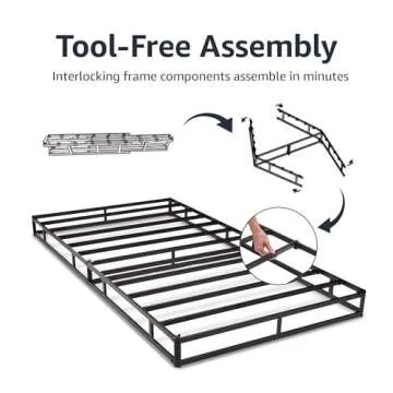 Amazon Basics Smart Box Spring, 9 Inch, Queen Size