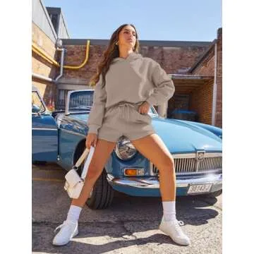 AUTOMET Lounge Sets 2 Piece Hoodie & Sweat Shorts