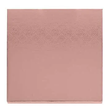 Spec101 Rose Gold Cake Drum Set - 10 Inch Elegant Presentation