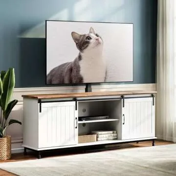 Sturdy FITUEYES Floor TV Stand for 32-70 Inch TVs