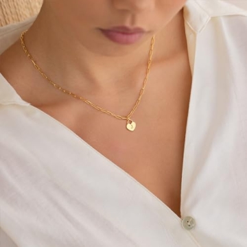Heart Initial Necklaces - Graduation Gifts for Her