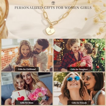 Heart Initial Necklaces - Graduation Gifts for Her
