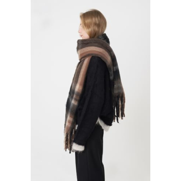 Vintage Women Scarfs Warm Cashmere Shawls Wraps 2024