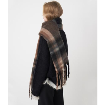 Vintage Women Scarfs Warm Cashmere Shawls Wraps 2024