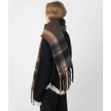 Vintage Women Scarfs Warm Cashmere Shawls Wraps 2024