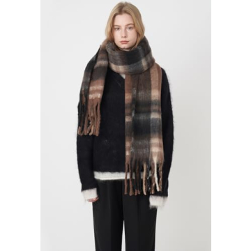 Vintage Women Scarfs Warm Cashmere Shawls Wraps 2024